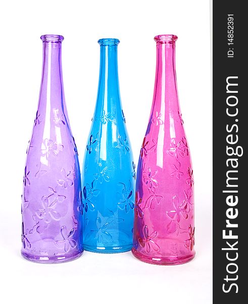 Multicolored Design Decorative Bottles
