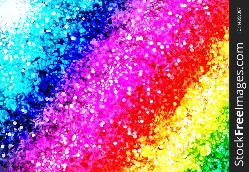 Rainbow In Dots