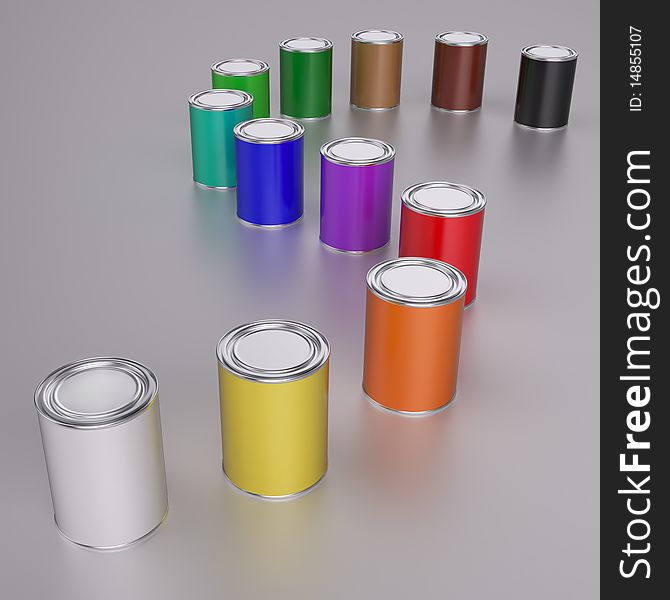 3D computer illustration with global illumination enabled. 3D computer illustration with global illumination enabled