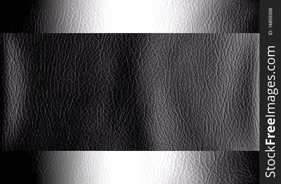 Chrome lines over black and corrugated background. Illustration