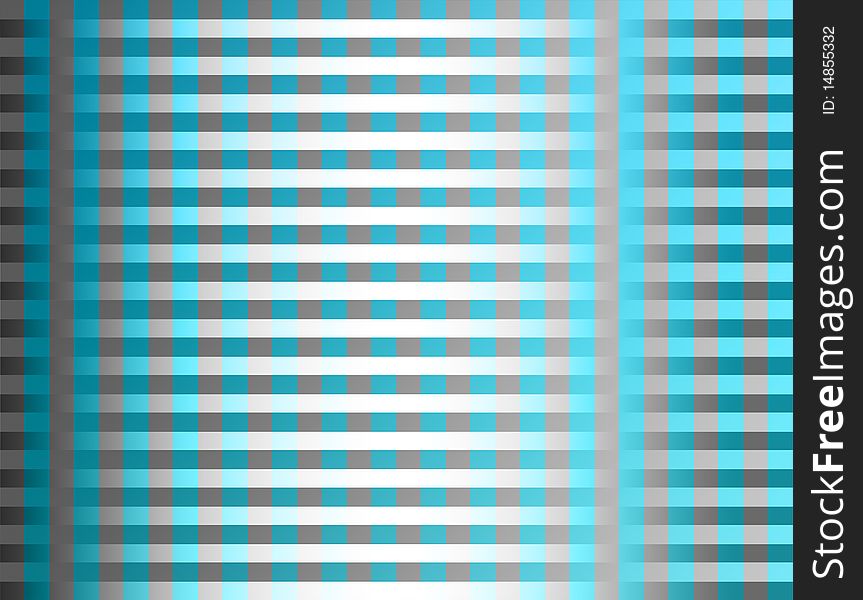 Blue and gray squares with blue lines. Illustration