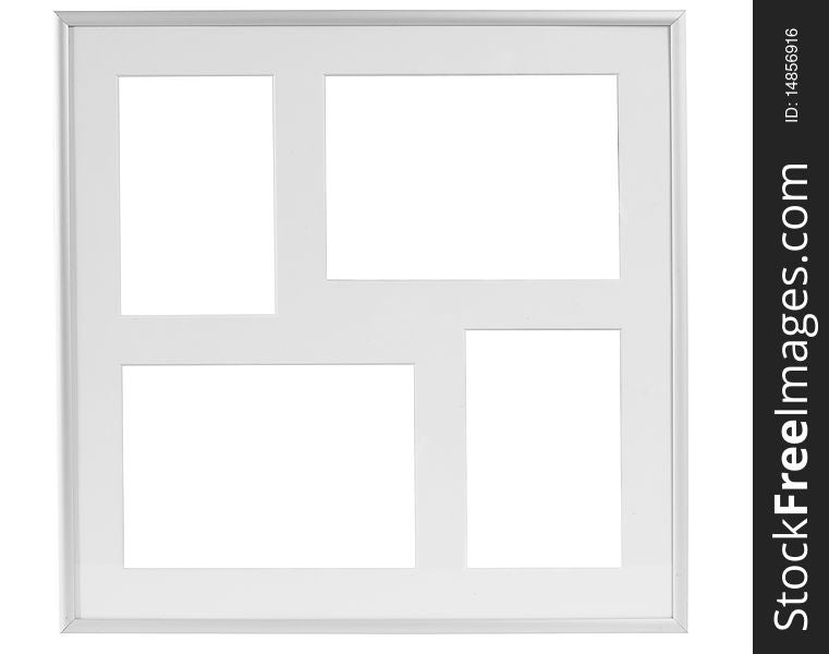 Multiple frame isolated over white. Multiple frame isolated over white.