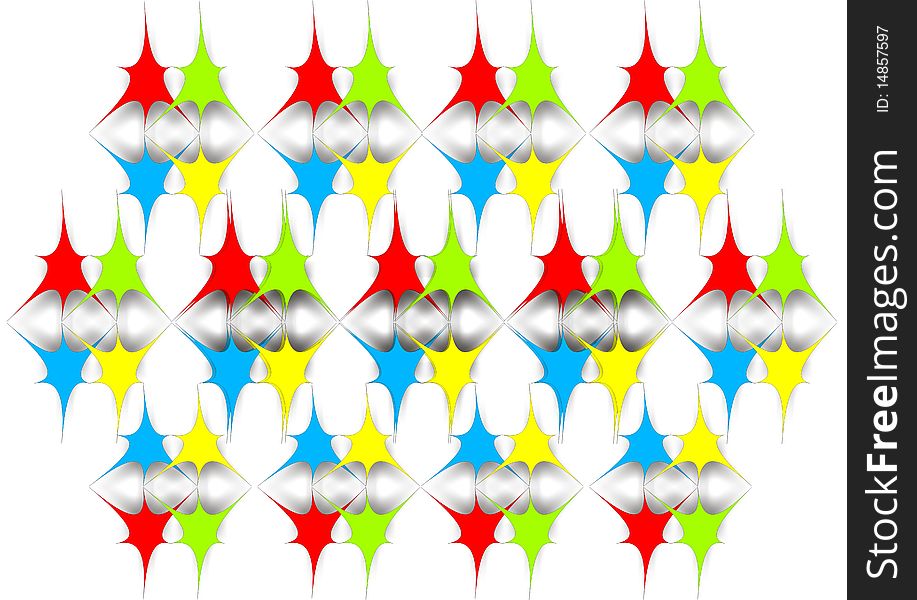 A vector of a colorful background pattern. A vector of a colorful background pattern