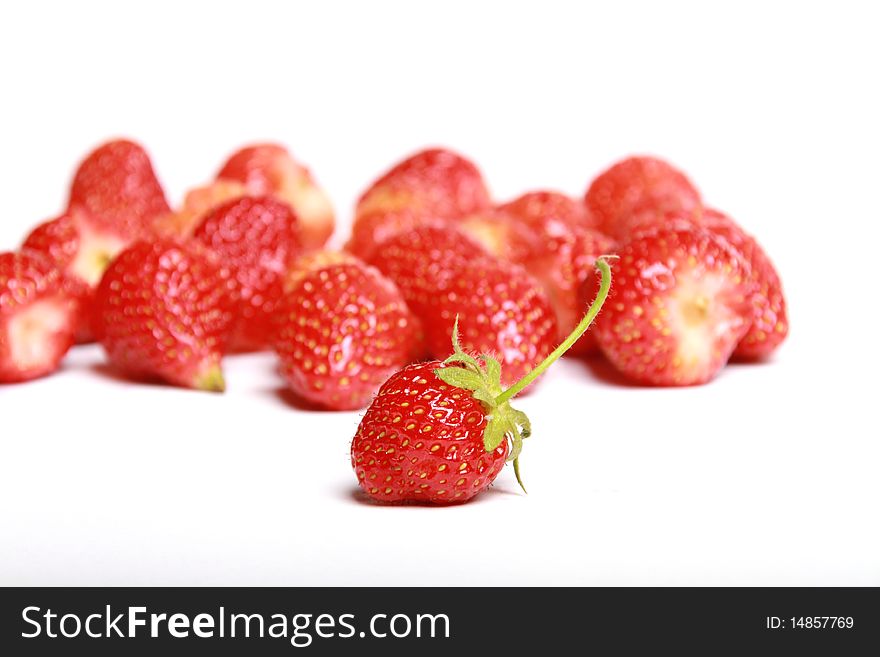 Strawberry isolated on white background. Strawberry isolated on white background