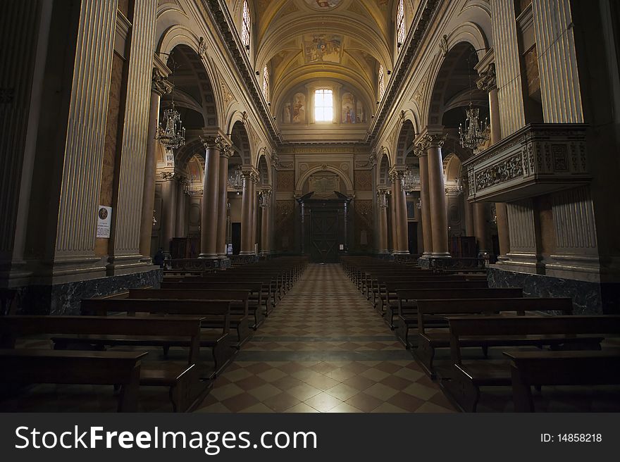 Inside The Cathedral Of Macerata