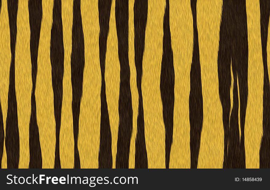 Seamless tiger skin pattern