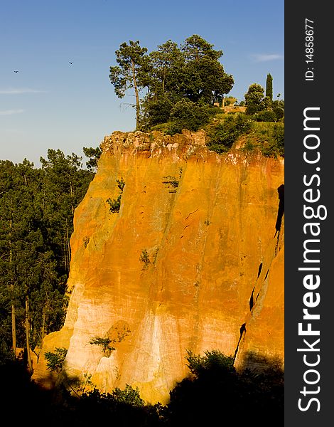 Landscape near Roussillon, Provence, France