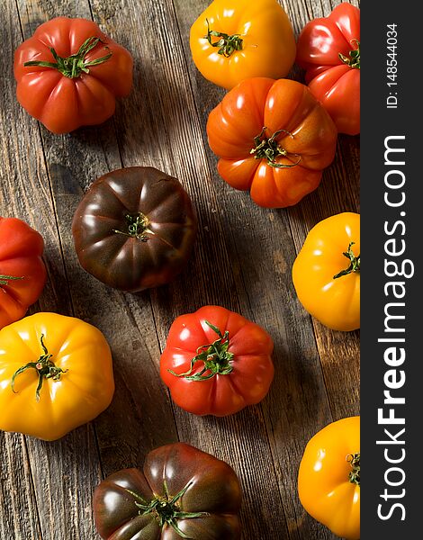 Healthy Organic Heirloom Tomatoes