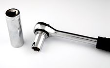 Wrench And Socket Stock Photo