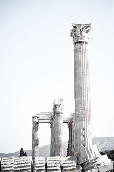 Temple Of Zeus Stock Photo