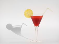 Martini With Shadow Royalty Free Stock Photos Martini With Shadow Royalty Free Stock Photos