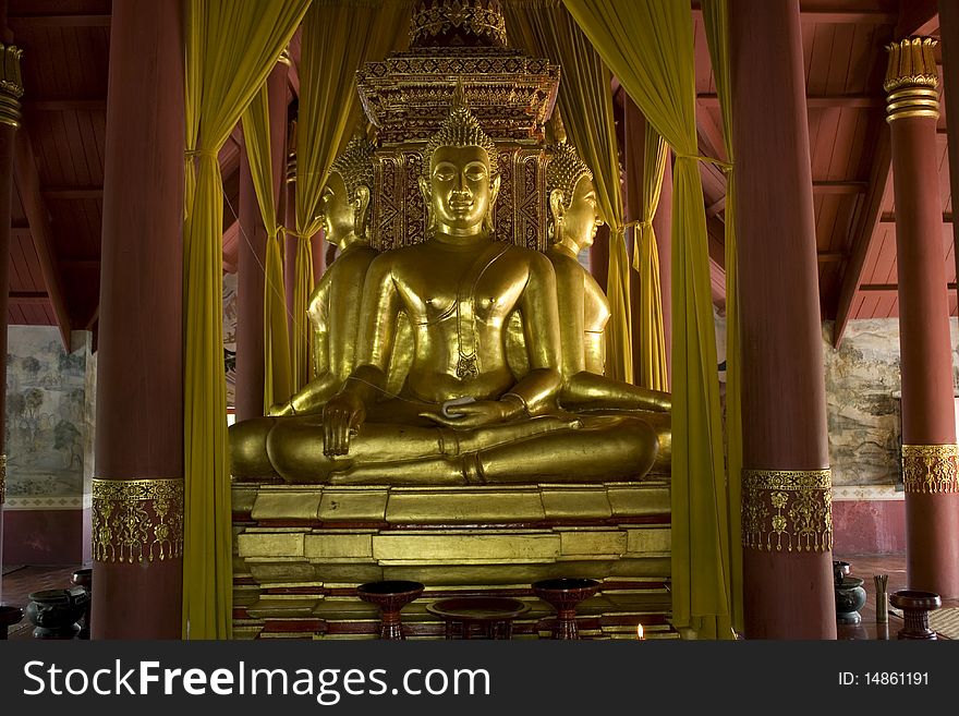 Buddha statue. Buddhism peple in thiland Respect.