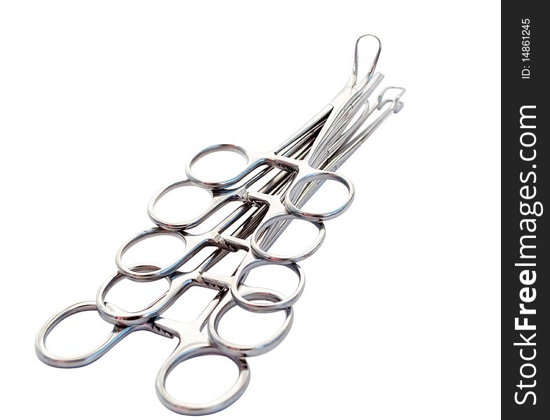 Surgical instrument on a white background