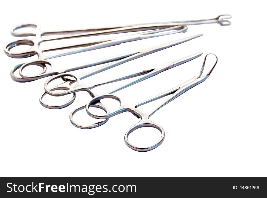 Surgical instrument on a white background