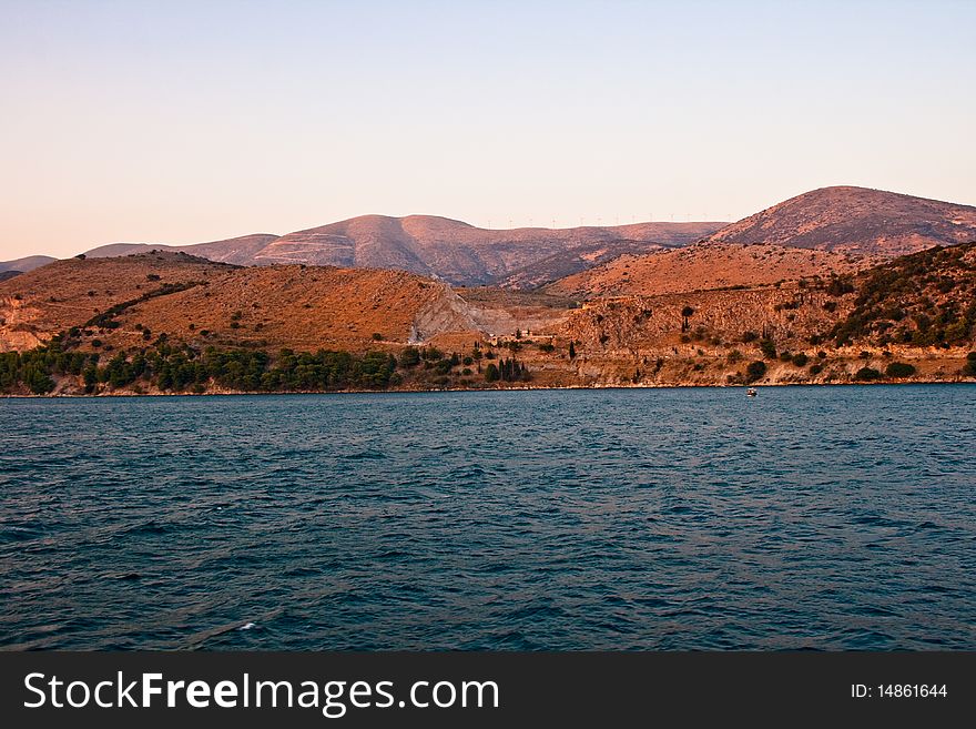 A view of Kefalonia coast