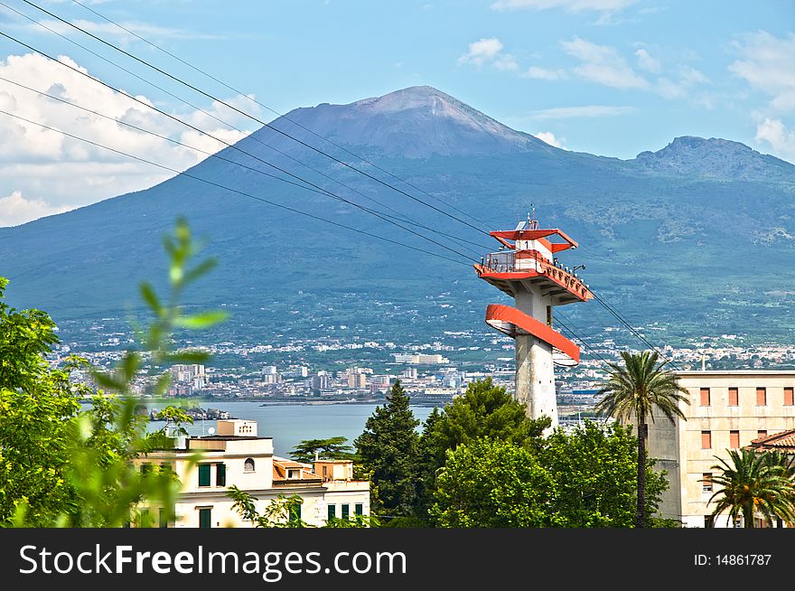 Vesuvius With Cableway