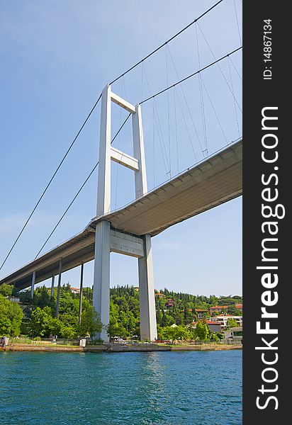 Support Of A Large Suspension Bridge