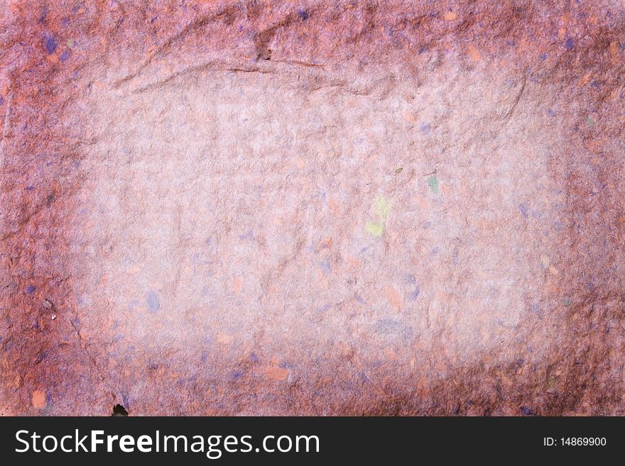 Pink handmade paper for background