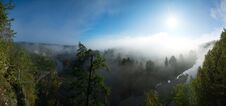 Beautiful Panorama Of A Sunny Morning In The National Park Royalty Free Stock Image Beautiful Panorama Of A Sunny Morning In The National Park Royalty Free Stock Image