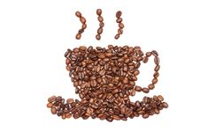 Cup Of Coffee Beans Royalty Free Stock Image Cup Of Coffee Beans Royalty Free Stock Image