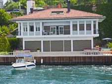 Luxury Villa On A River Stock Photo Luxury Villa On A River Stock Photo