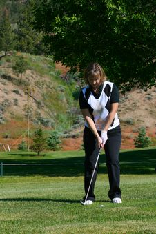 Female Golfer Stock Images Female Golfer Stock Images