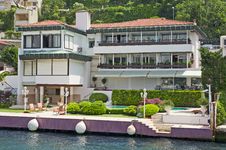 Luxury Villa On A River Stock Image Luxury Villa On A River Stock Image