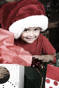 Christmas Boy Stock Image Christmas Boy Stock Image