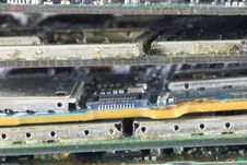 Ruin Mobile Phone Mainboard. Stock Photography Ruin Mobile Phone Mainboard. Stock Photography