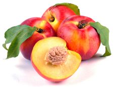 Smooth Peaches And A Half Stock Photos Smooth Peaches And A Half Stock Photos