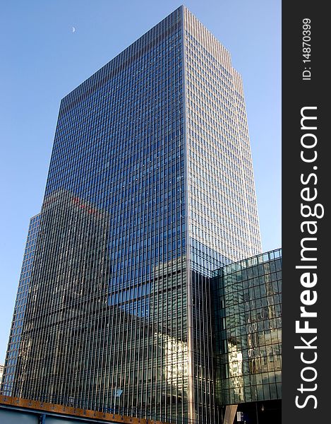 London, England, Canary Wharf 3 is a capture of one of this great city's best known landmarks