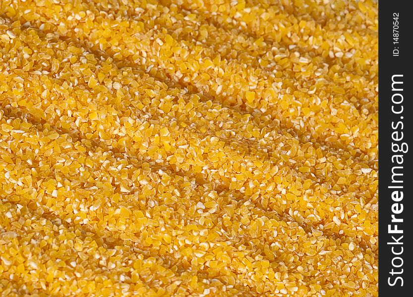 Maize flour - gluten free background