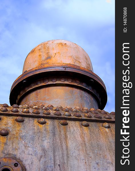 Rust Structures On An Steam Engine