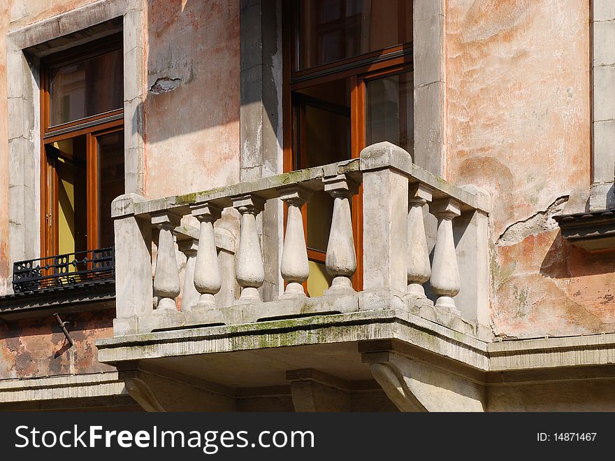 Old House On The Main Square In Cracow