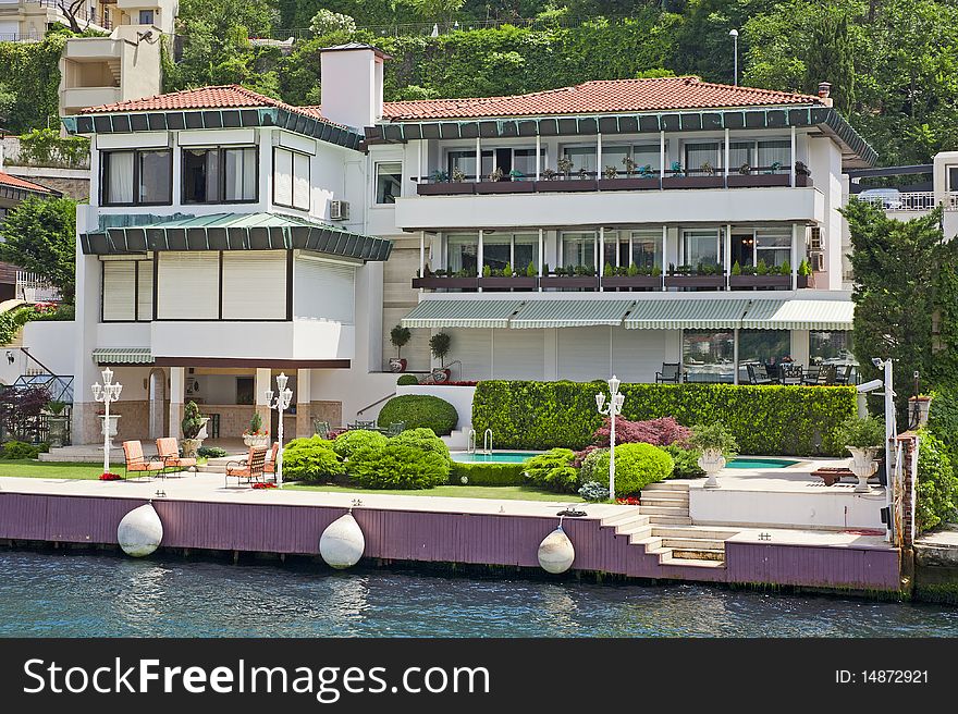 Luxury Villa On A River