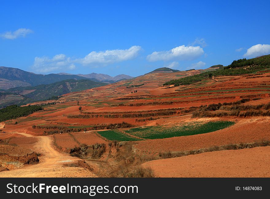 Special geomorphology in the west of China