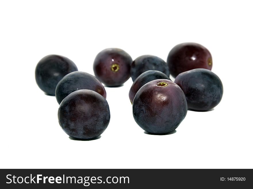 Plenty grape on a white background ( branch from a grapes). Plenty grape on a white background ( branch from a grapes)