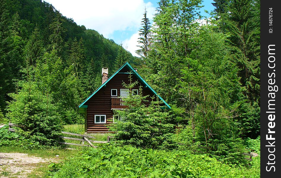 Mountain House, photo taken in Apuseni Romania