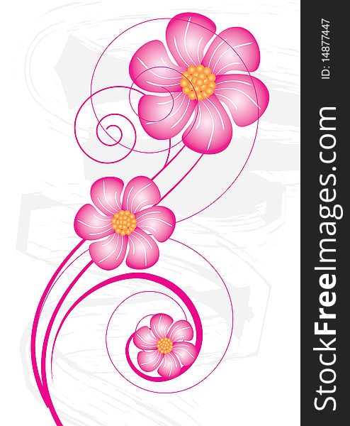 abstract floral background with place for your text. abstract floral background with place for your text