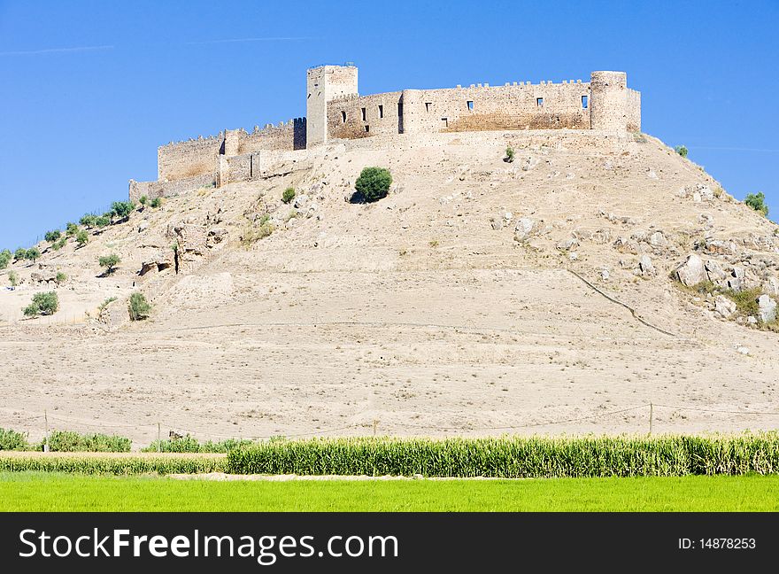 Castle in Medellin, Badajoz Province, Extremadura, Spain