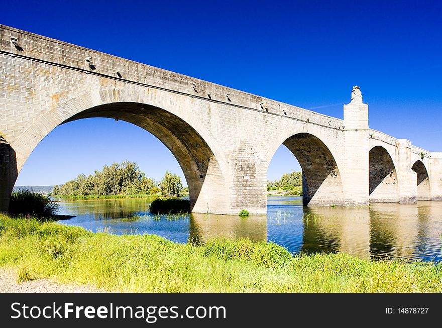 Bridge in Medellin, Badajoz Province, Extremadura, Spain