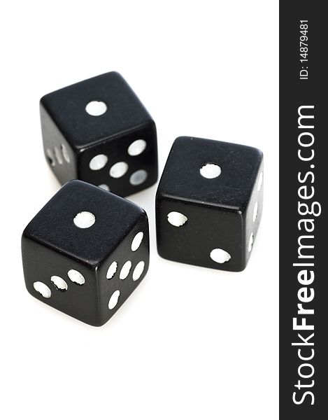 Successful game of dice combination. Successful game of dice combination