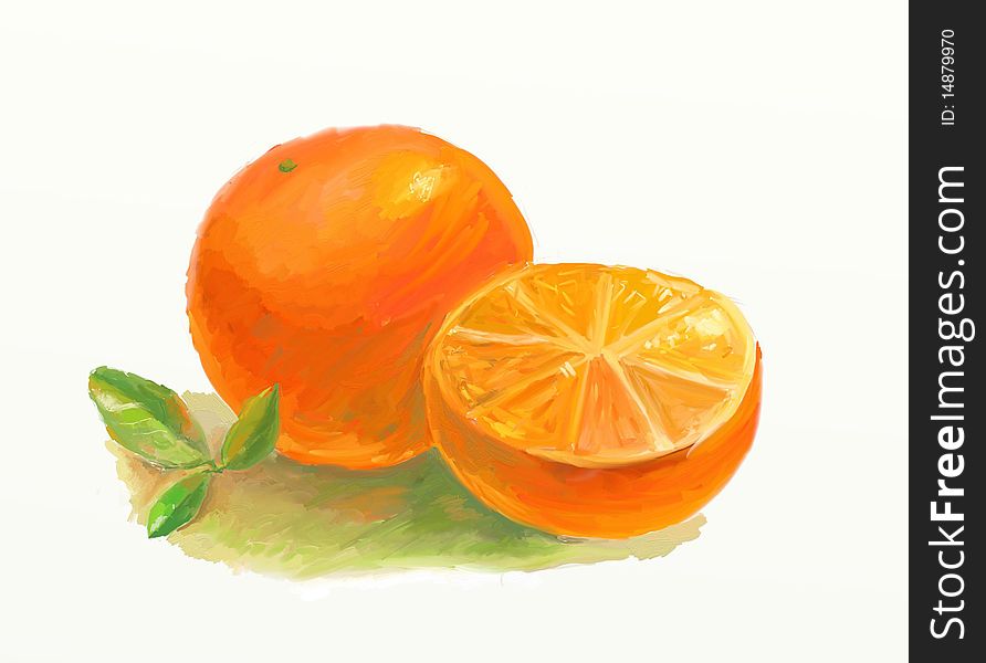 An orange