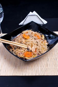 Chicken Noodles Royalty Free Stock Images