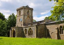 An English Village Church And Tower Royalty Free Stock Photography An English Village Church And Tower Royalty Free Stock Photography