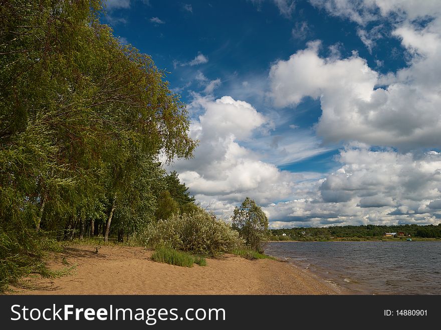 Beautiful Clouds On Blue Sky