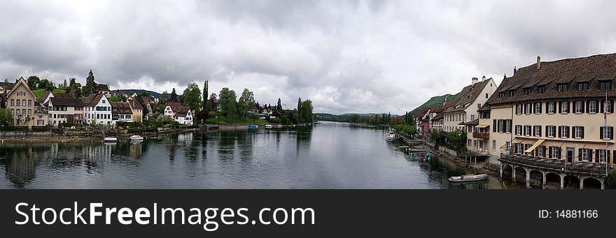 Panorama, Schaffhausen, northern Switzerland