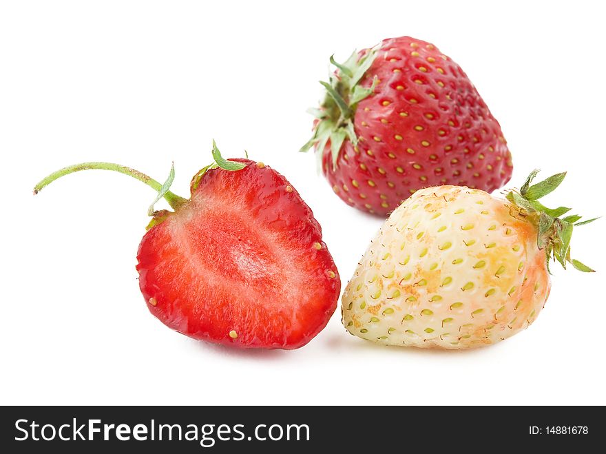 Fresh red strawberry isolated background. Fresh red strawberry isolated background