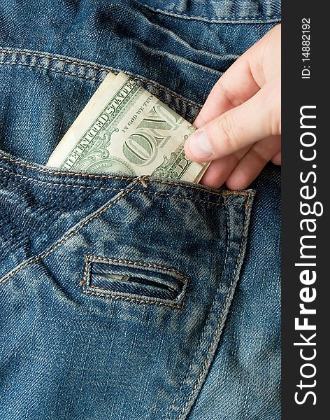 Stealing Money From Jeans Pocket