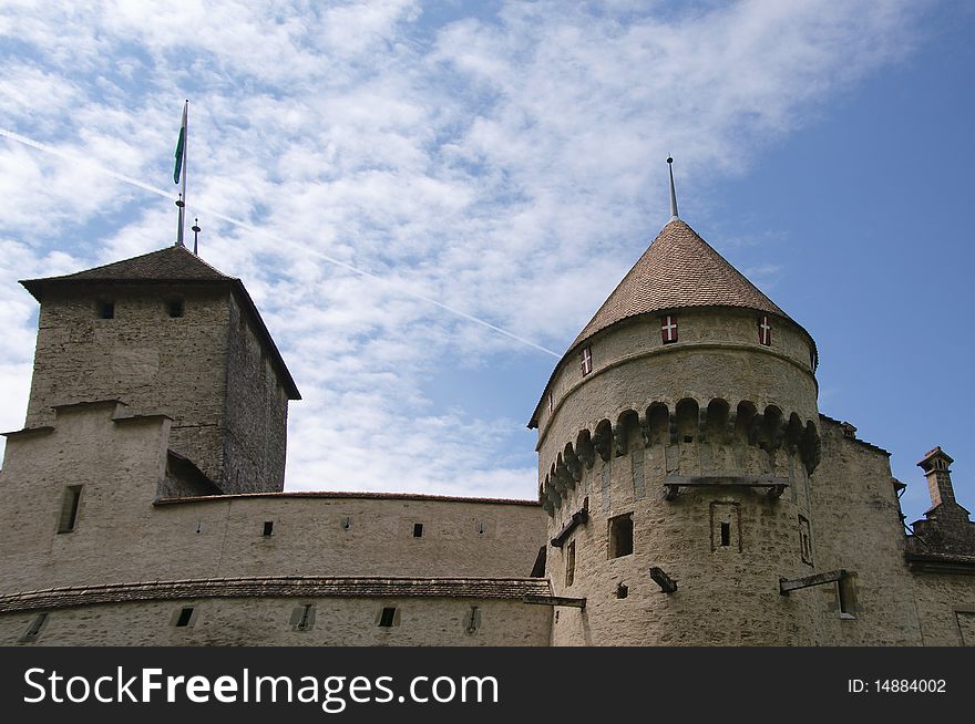 Switzerland - Chateau de Chillon on the lake Leman near Montreux